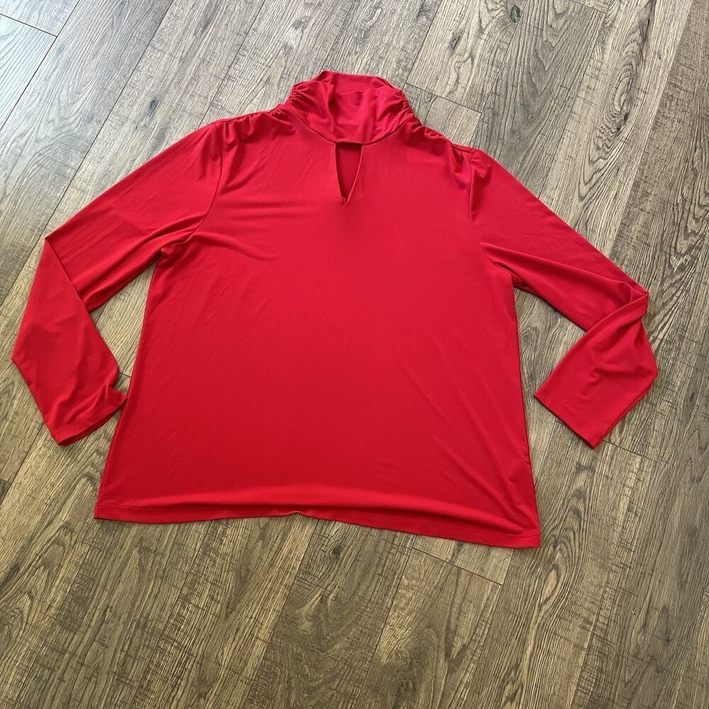 Susan Graver Women’s Top Large liquid knit